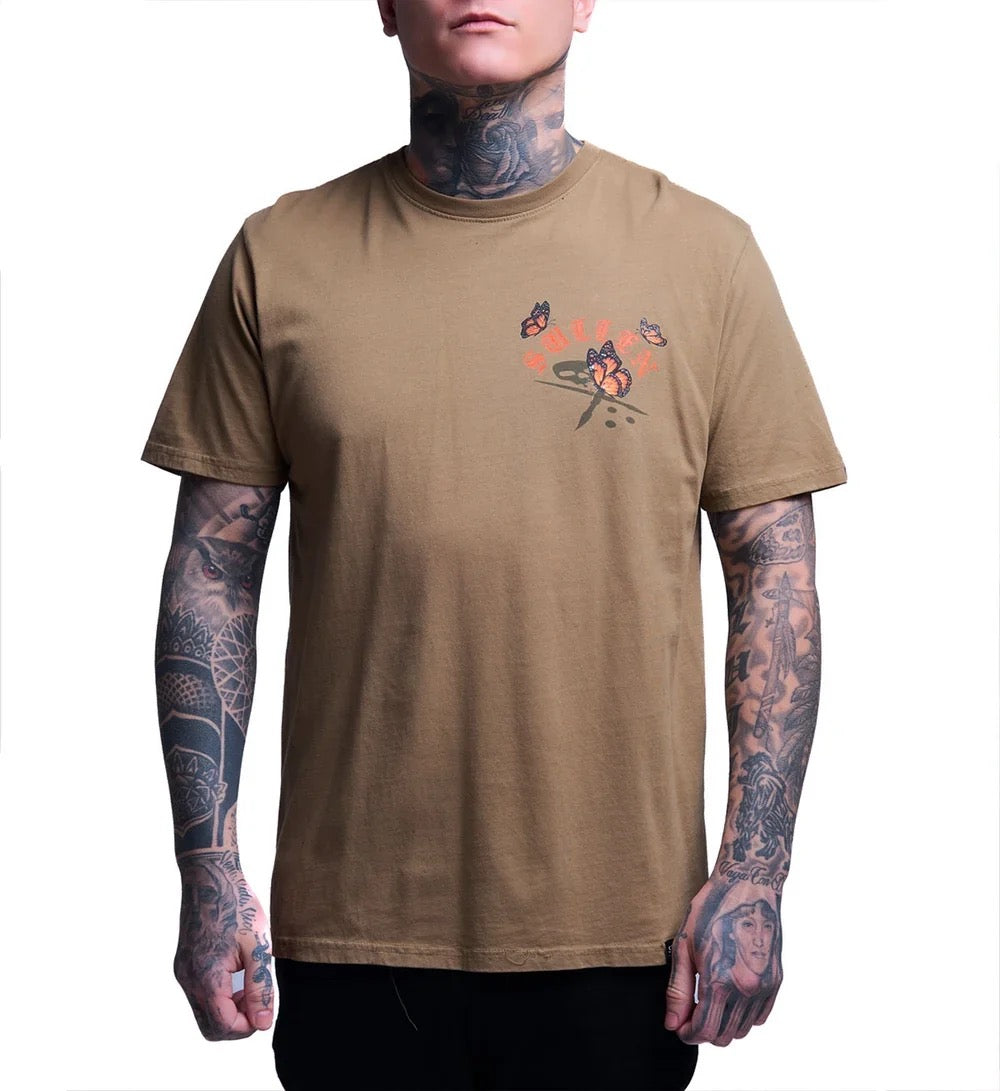 SULLEN CLOTHING BUTTERFLY SKULLS PREMIUM T-SHIRT
