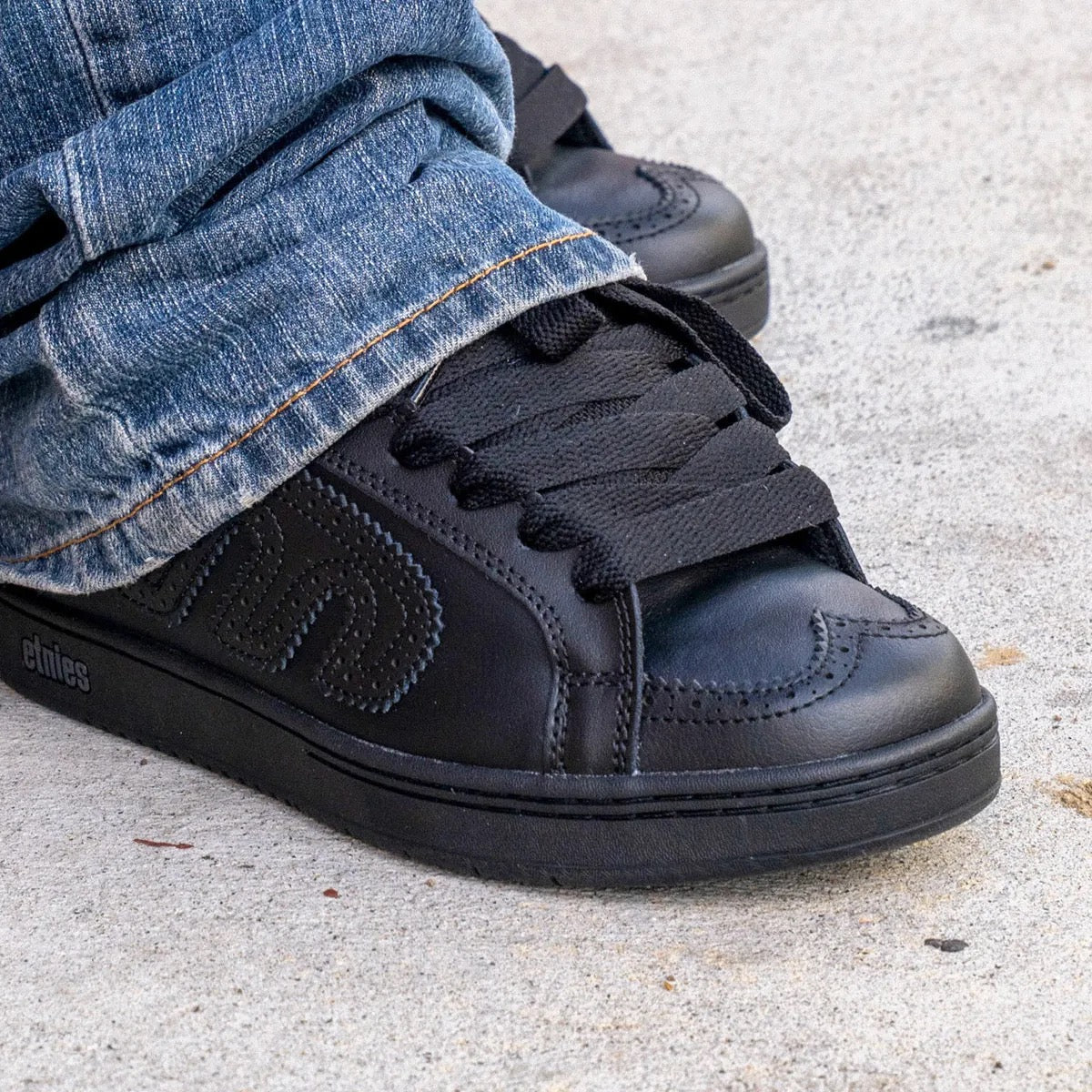 ETNIES KINGPIN WT BLACK BLACK TRAINERS