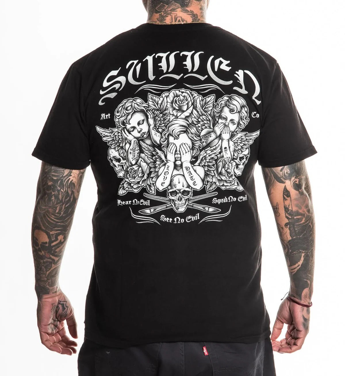 SULLEN CLOTHING SEE NO EVIL PREMIUM T-SHIRT