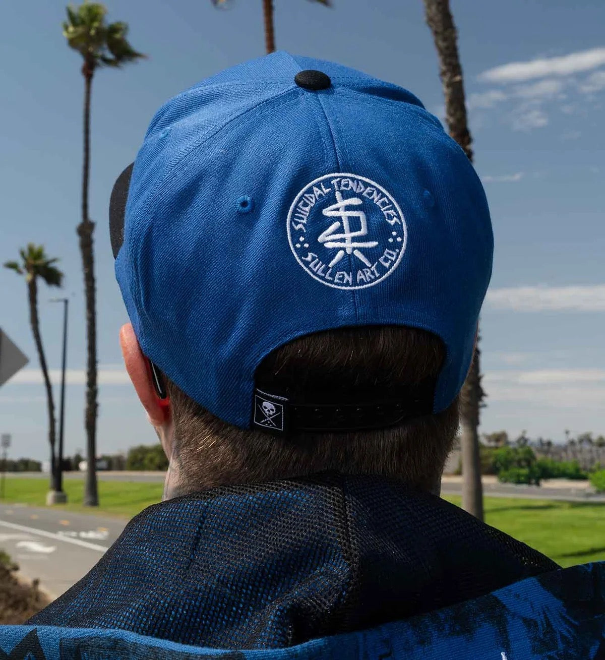 SULLEN CLOTHING X SUICIDAL TENDENCIES ST BLASTOVER SNAPBACK BLUE