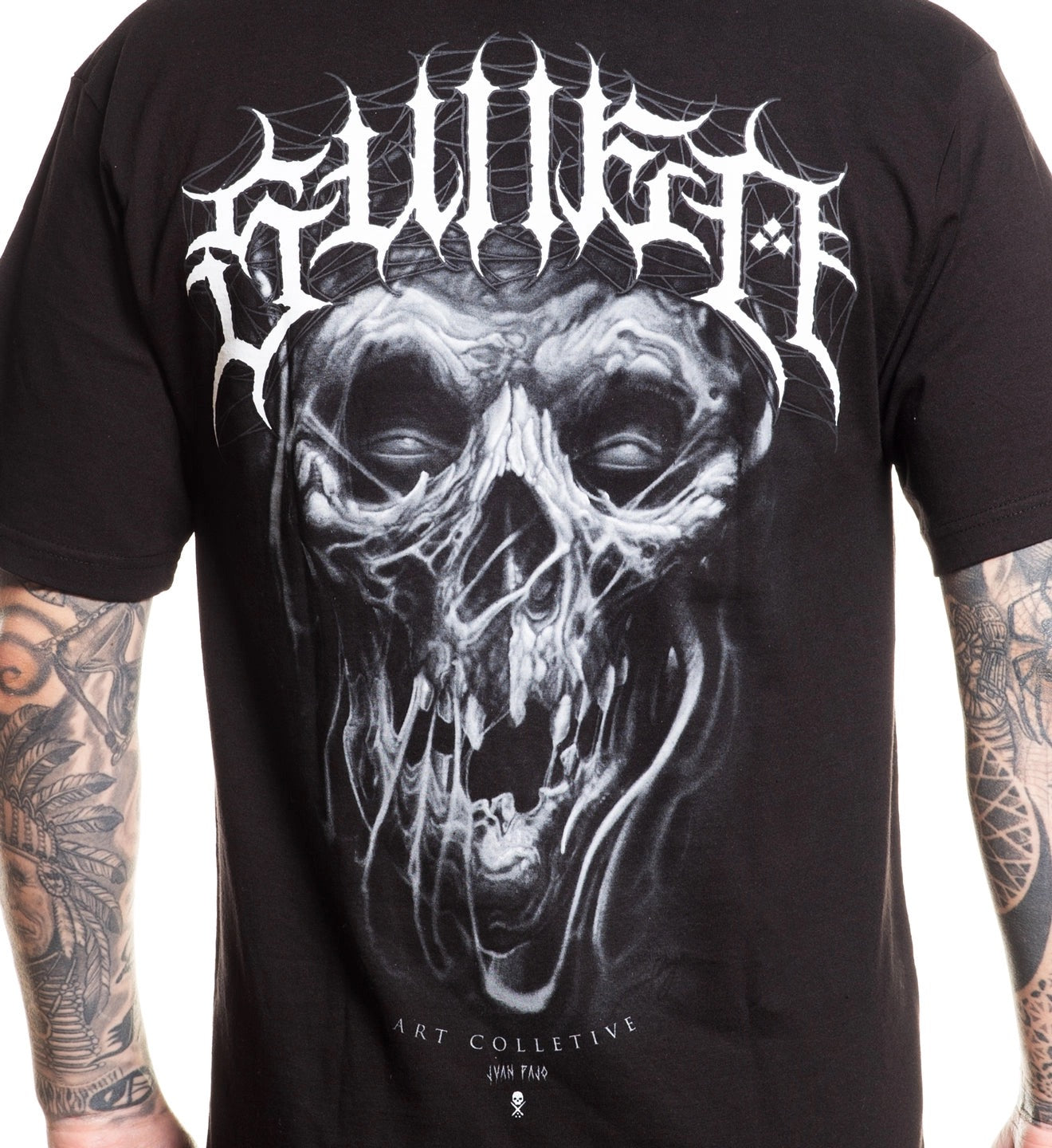 SULLEN CLOTHING JUAN PAJO STANDARD BLACK T-SHIRT