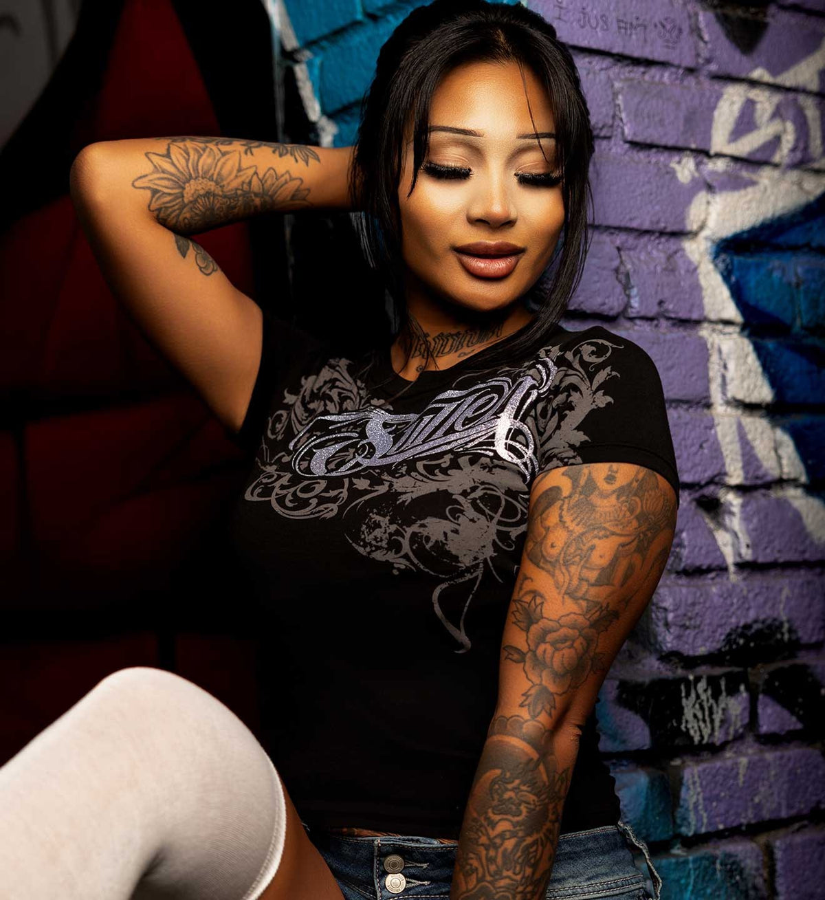 SULLEN CLOTHING SWOOP LADIES T-SHIRT