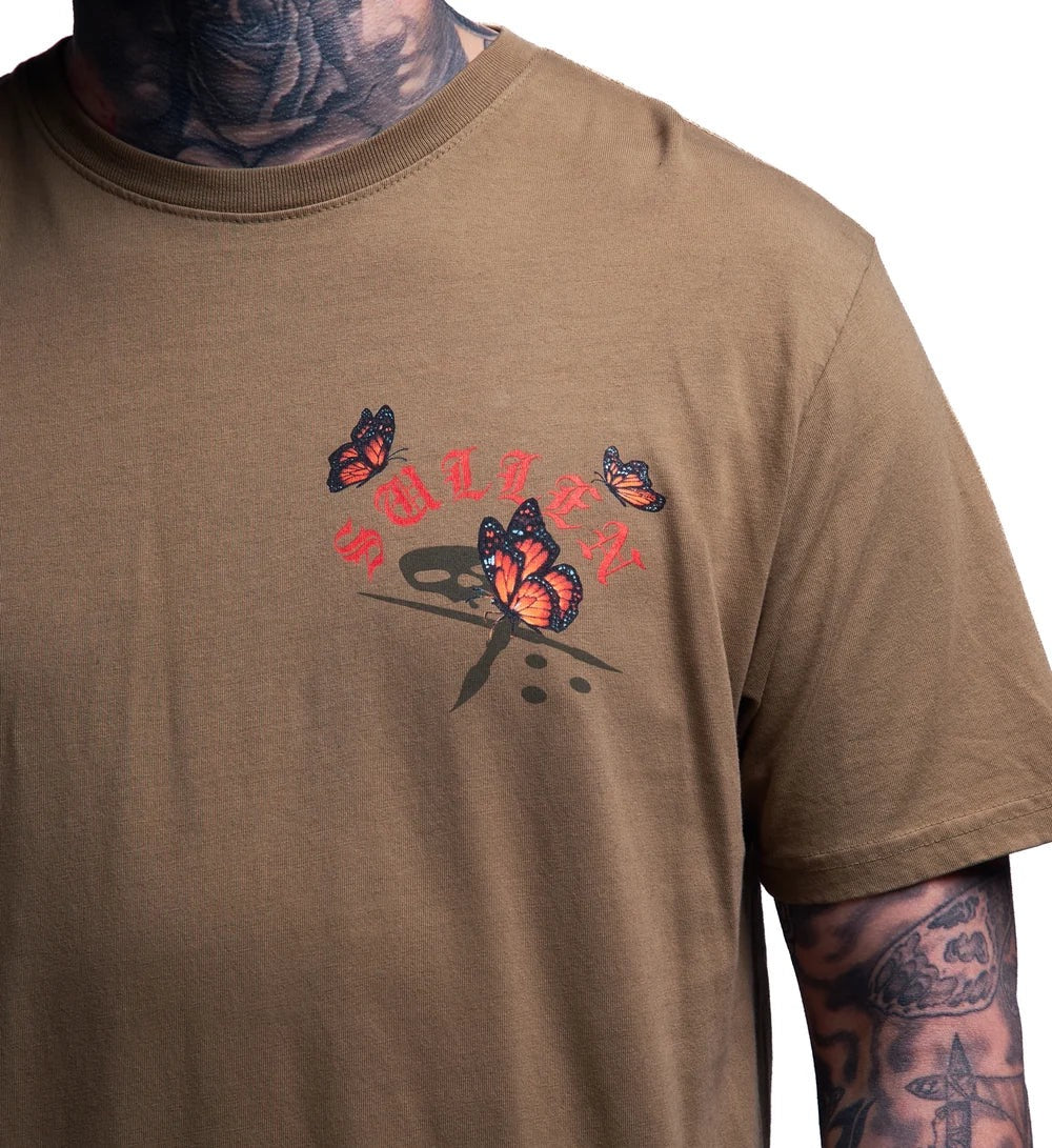 SULLEN CLOTHING BUTTERFLY SKULLS PREMIUM T-SHIRT