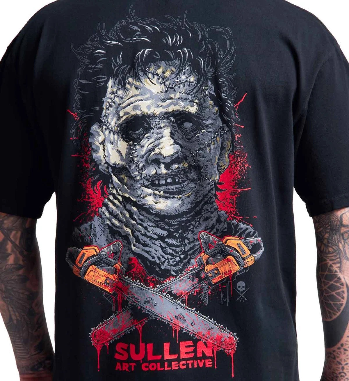SULLEN CLOTHING CHAINSAW BADGE "1 TON" OVERSIZED HEAVYWEIGHT PREMIUM T-SHIRT