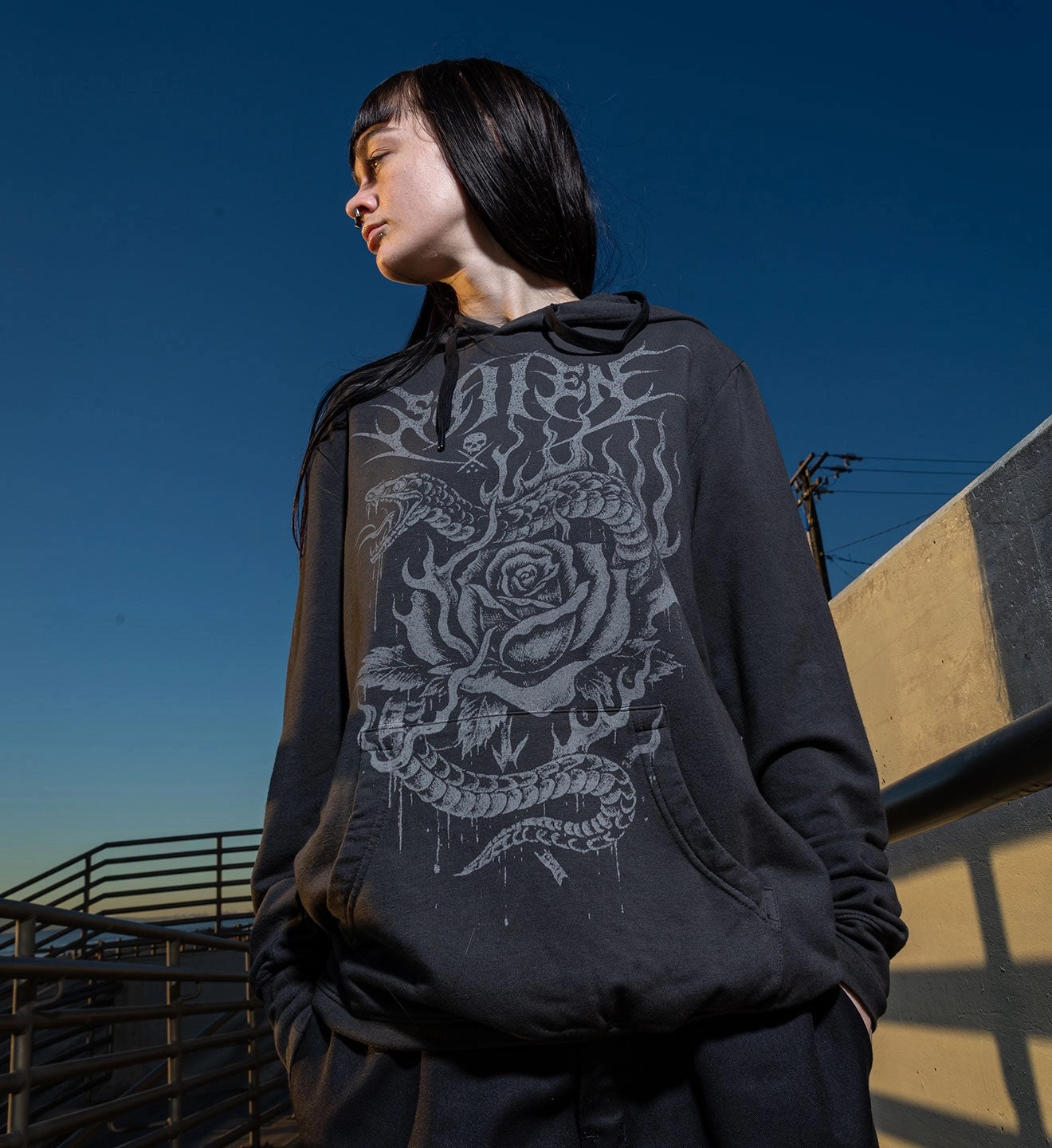 SULLEN CLOTHING SERPENTEEN WOMEN'S HOODIE