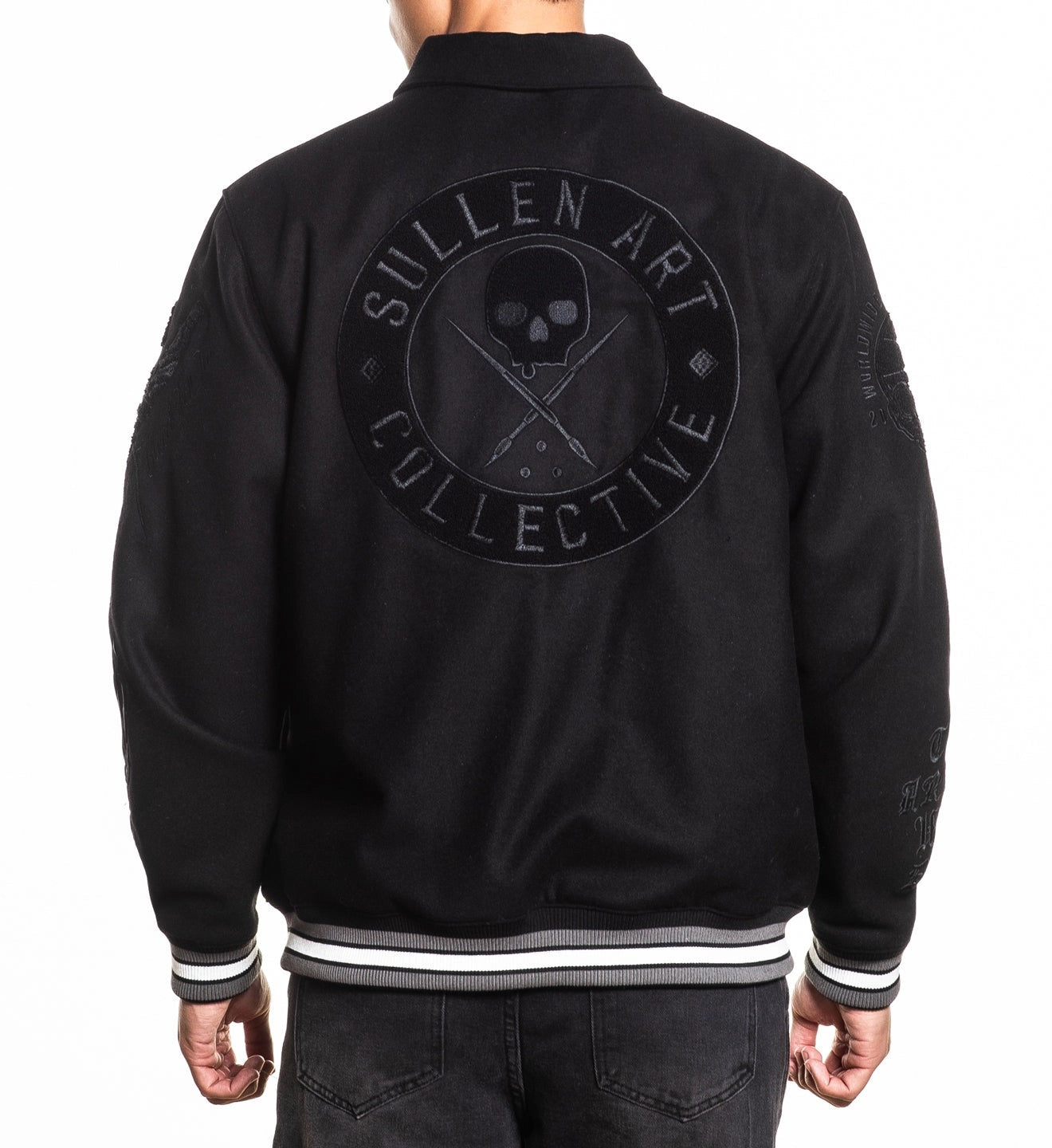 SULLEN CLOTHING ART SCHOLAR VARSITY JACKET