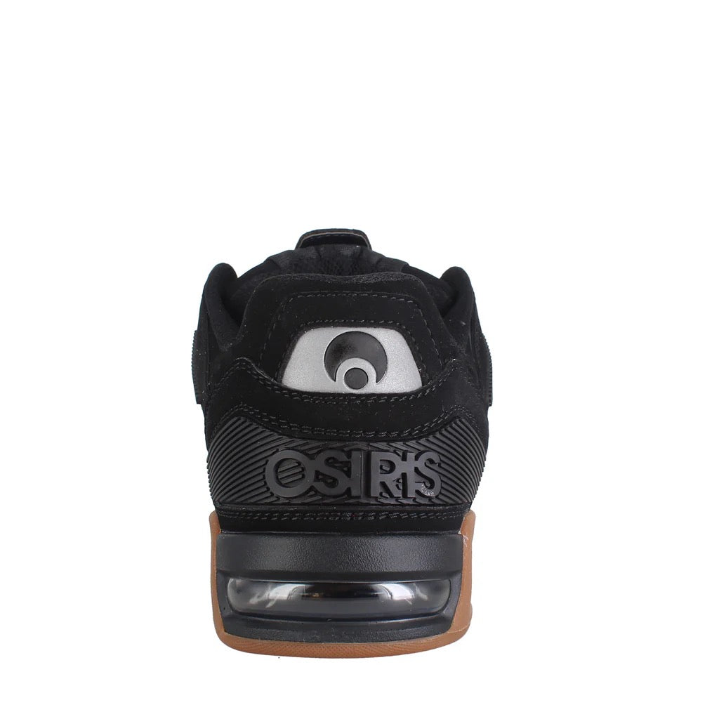 OSIRIS SHOES PERIL BLACK BLACK GUM TRAINERS