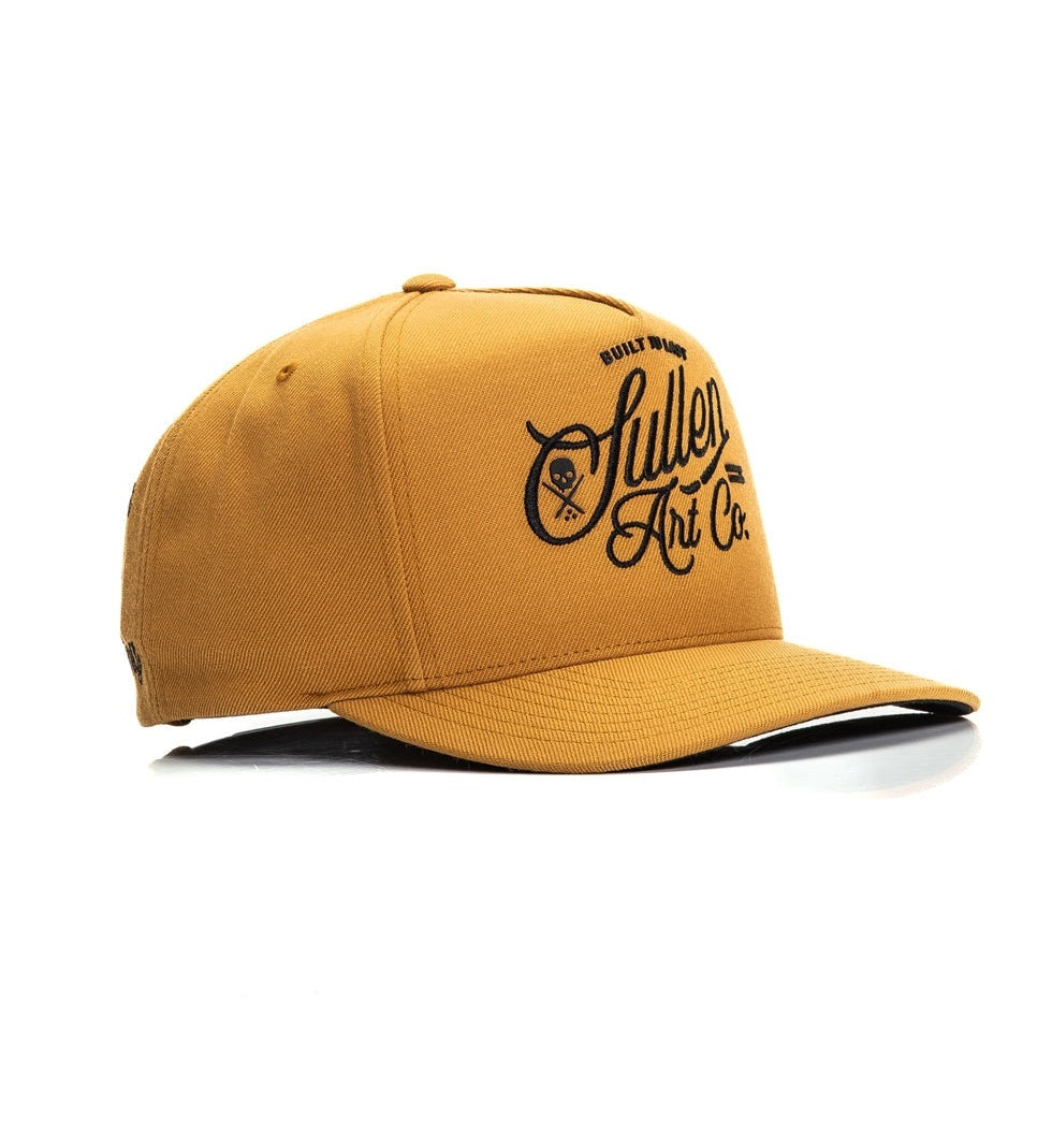 SULLEN CLOTHING STACK SCRIPT CAMEL YELLOW SNAPBACK CAP