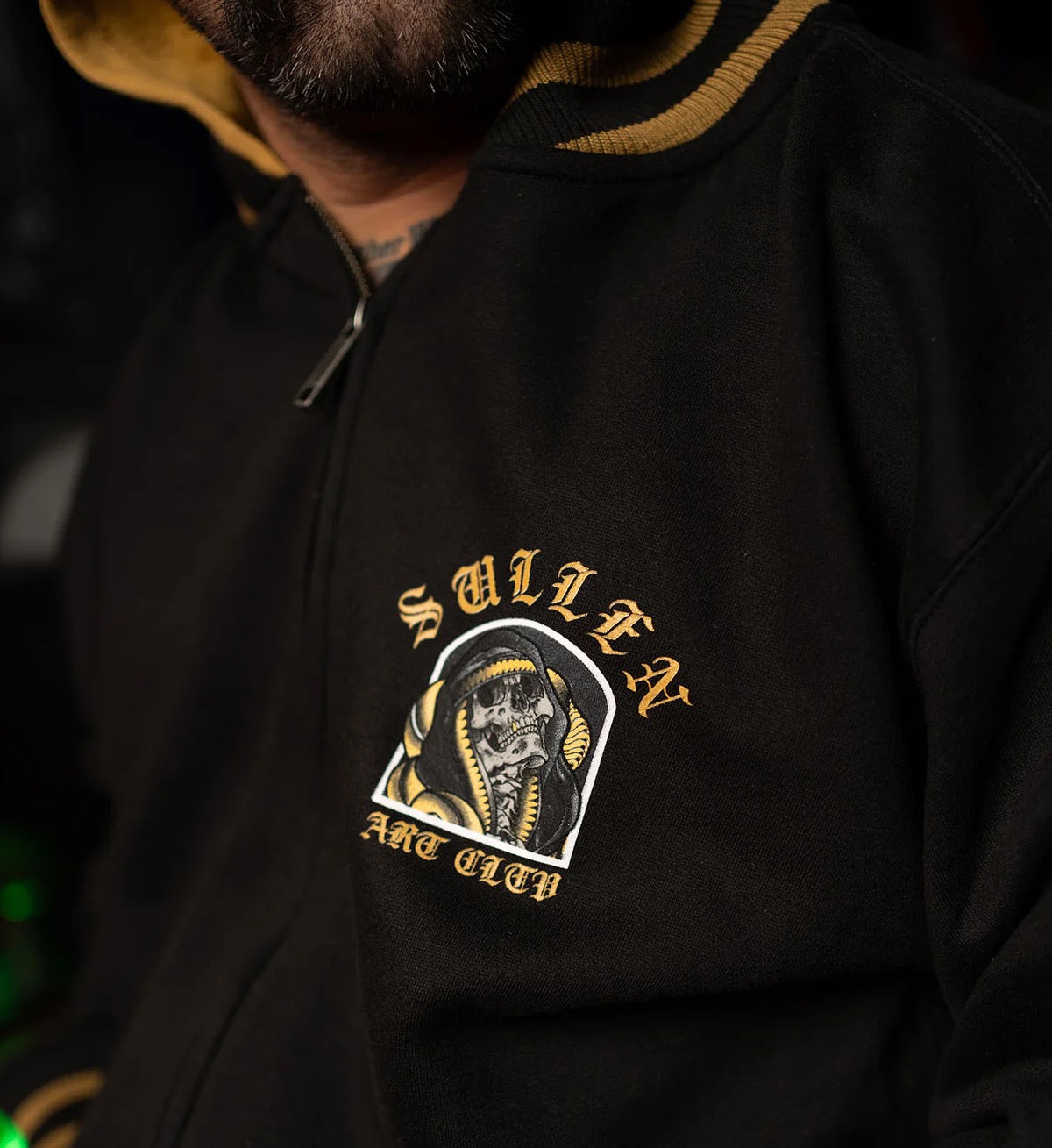 SULLEN CLOTHING RUBAN BANEZ ZIP UP FLEECE HOODIE