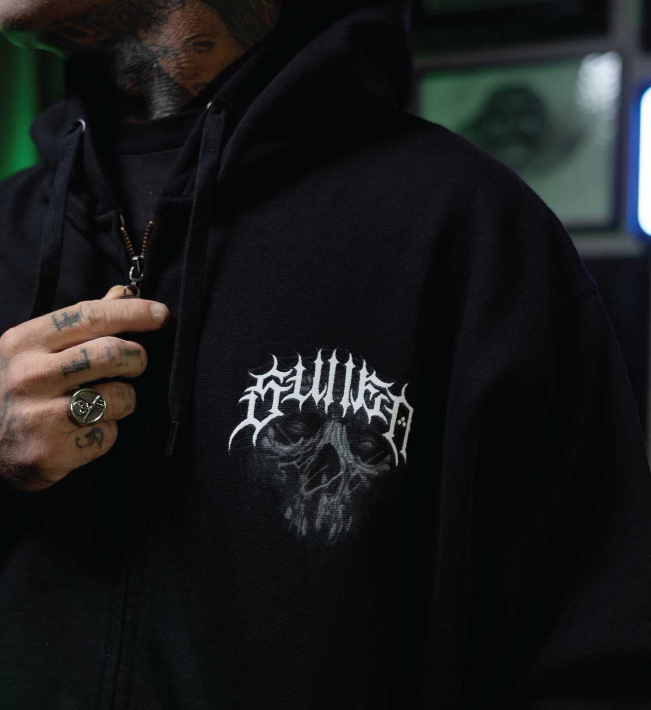 SULLEN CLOTHING JUAN PAJO ZIP HOODIE