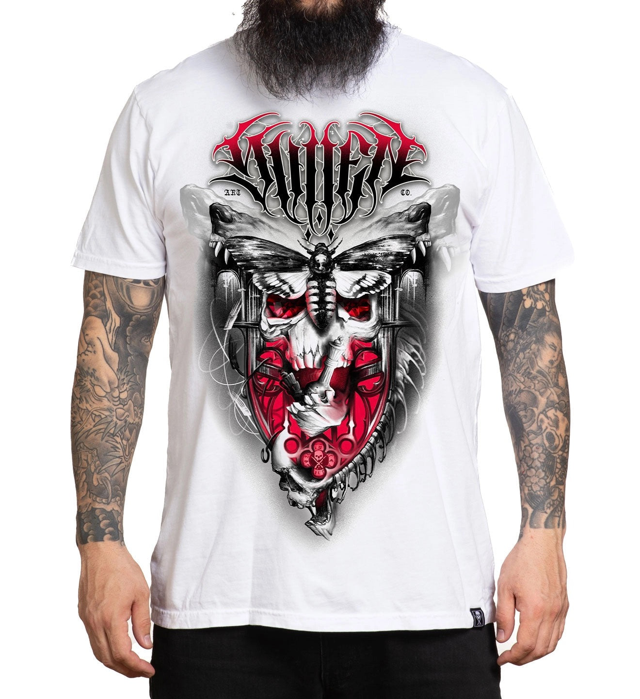 SULLEN CLOTHING ALEXANDER YANITSKIY WHITE  PREMIUM T-SHIRT