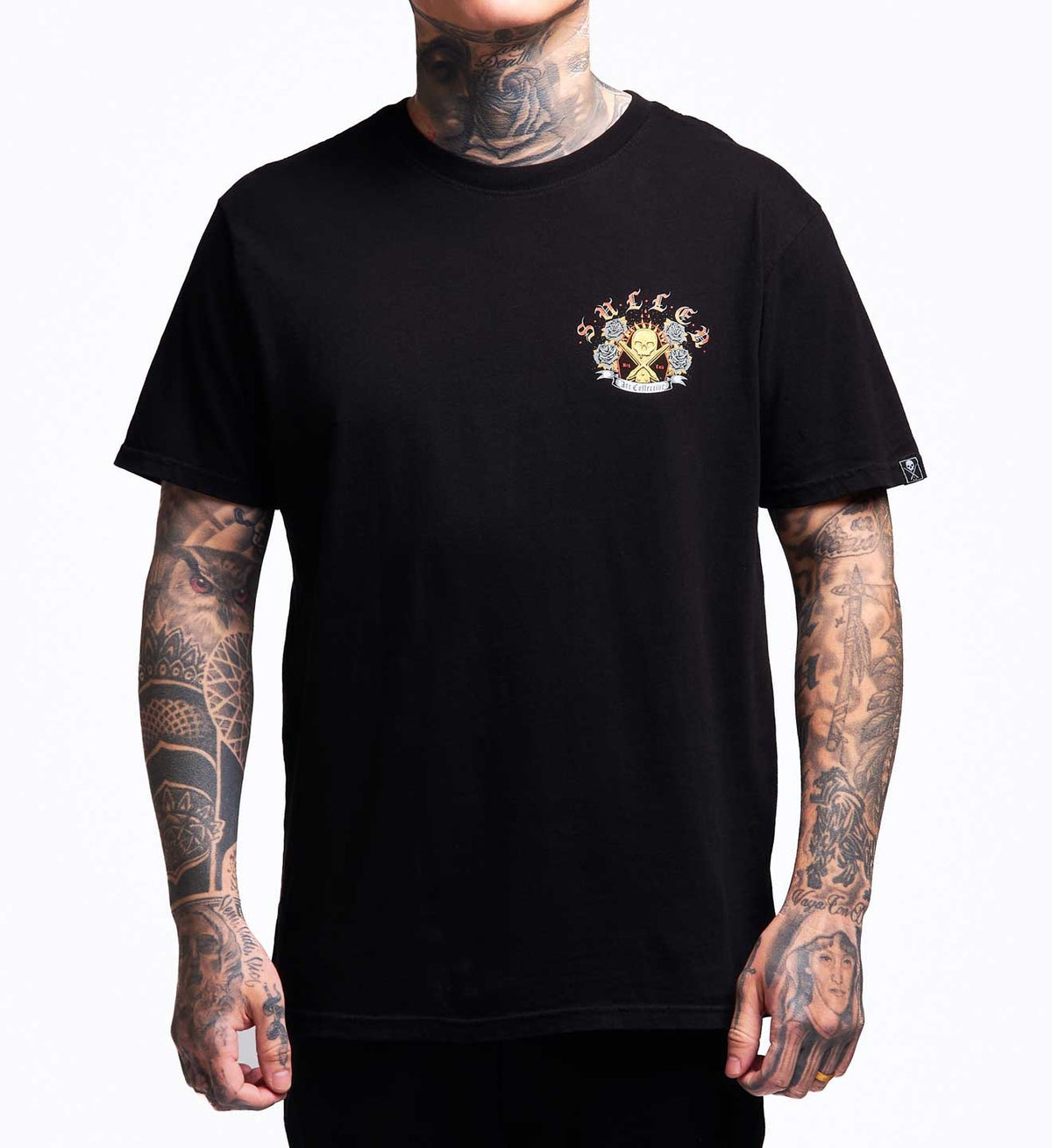 SULLEN CLOTHING TIME NEVER WAITS JET BLACK PREMIUM T-SHIRT