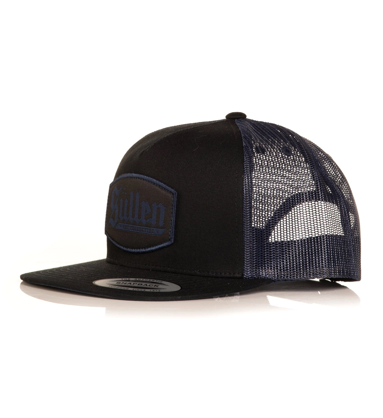 SULLEN CLOTHING CONTOUR MIDNIGHT BLUE TRUCKER SNAPBACK CAP HAT