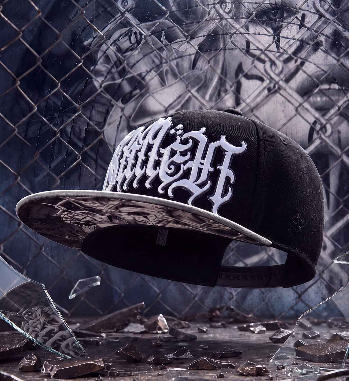 SULLEN CLOTHING FORBIDDEN LOVE SNAPBACK CAP + LANYARD