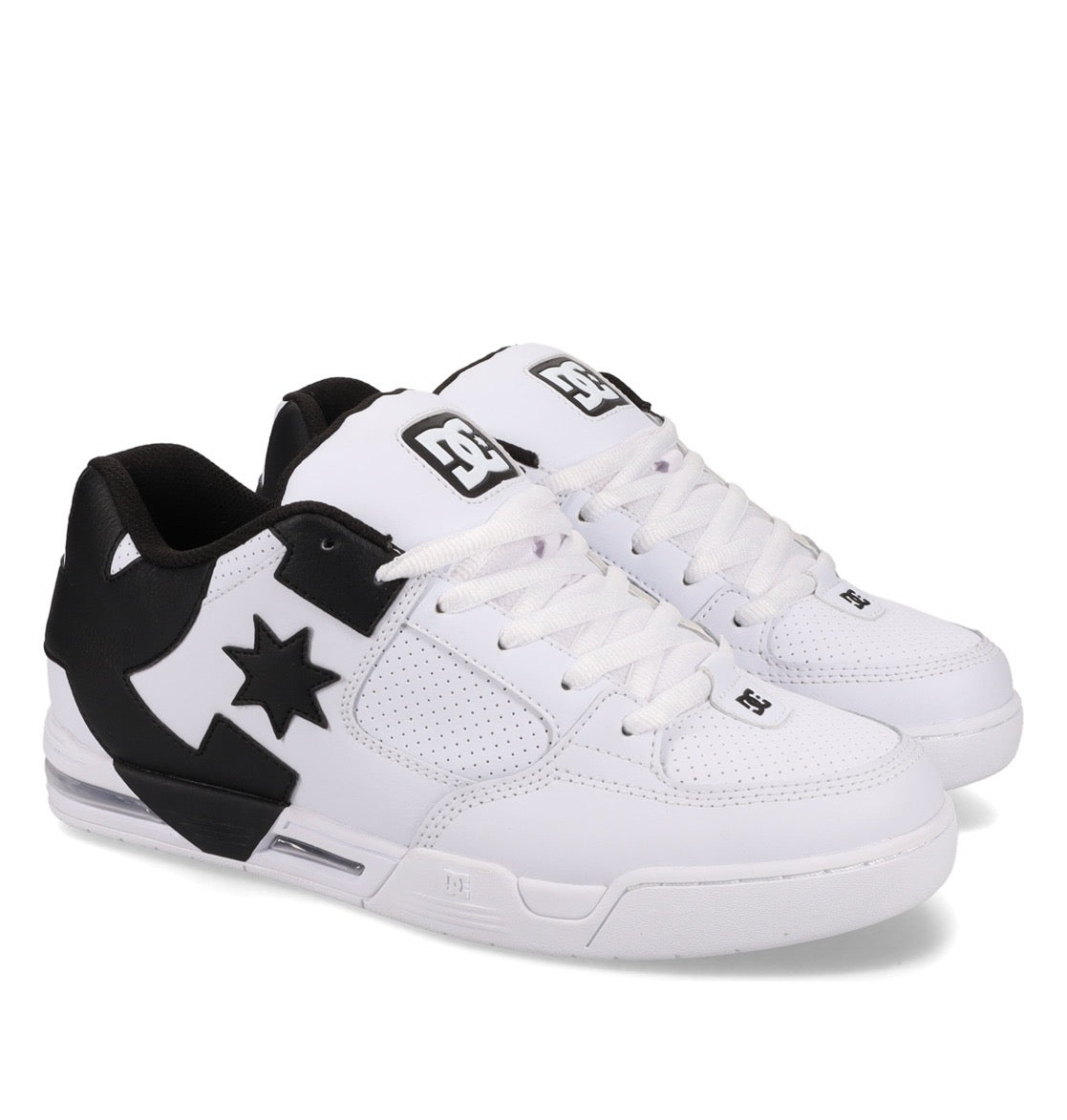 DC SHOES COMMAND WHITE BLACK TRAINERS