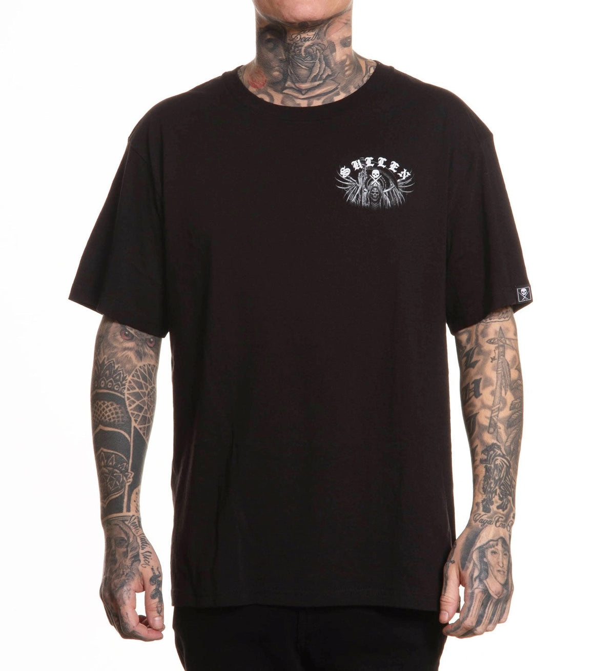 SULLEN CLOTHING HODU REAPER JET BLACK PREMIUM T-SHIRT