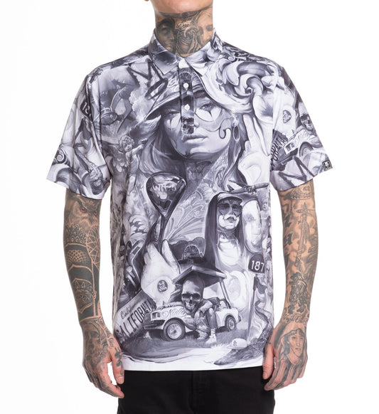 SULLEN CLOTHING CHAOS POLO SHIRT