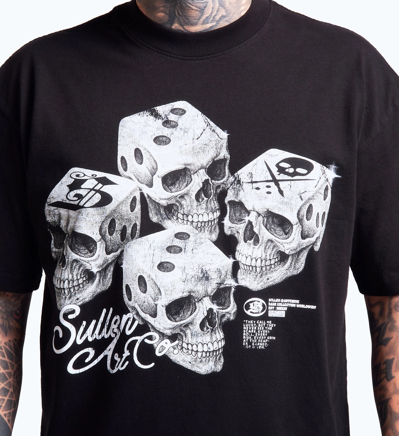 SULLEN CLOTHING ROLL CALL "1 TON" OVERSIZED HEAVYWEIGHT PREMIUM T-SHIRT