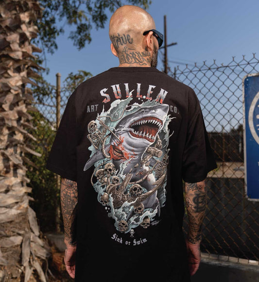 SULLEN CLOTHING SHARK BATTLE STANDARD T-SHIRT