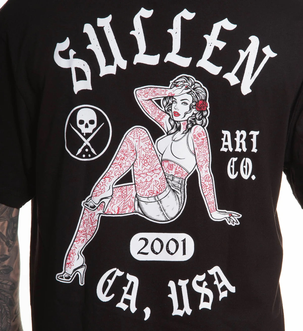 SULLEN CLOTHING CALI PIN UP STANDARD T-SHIRT