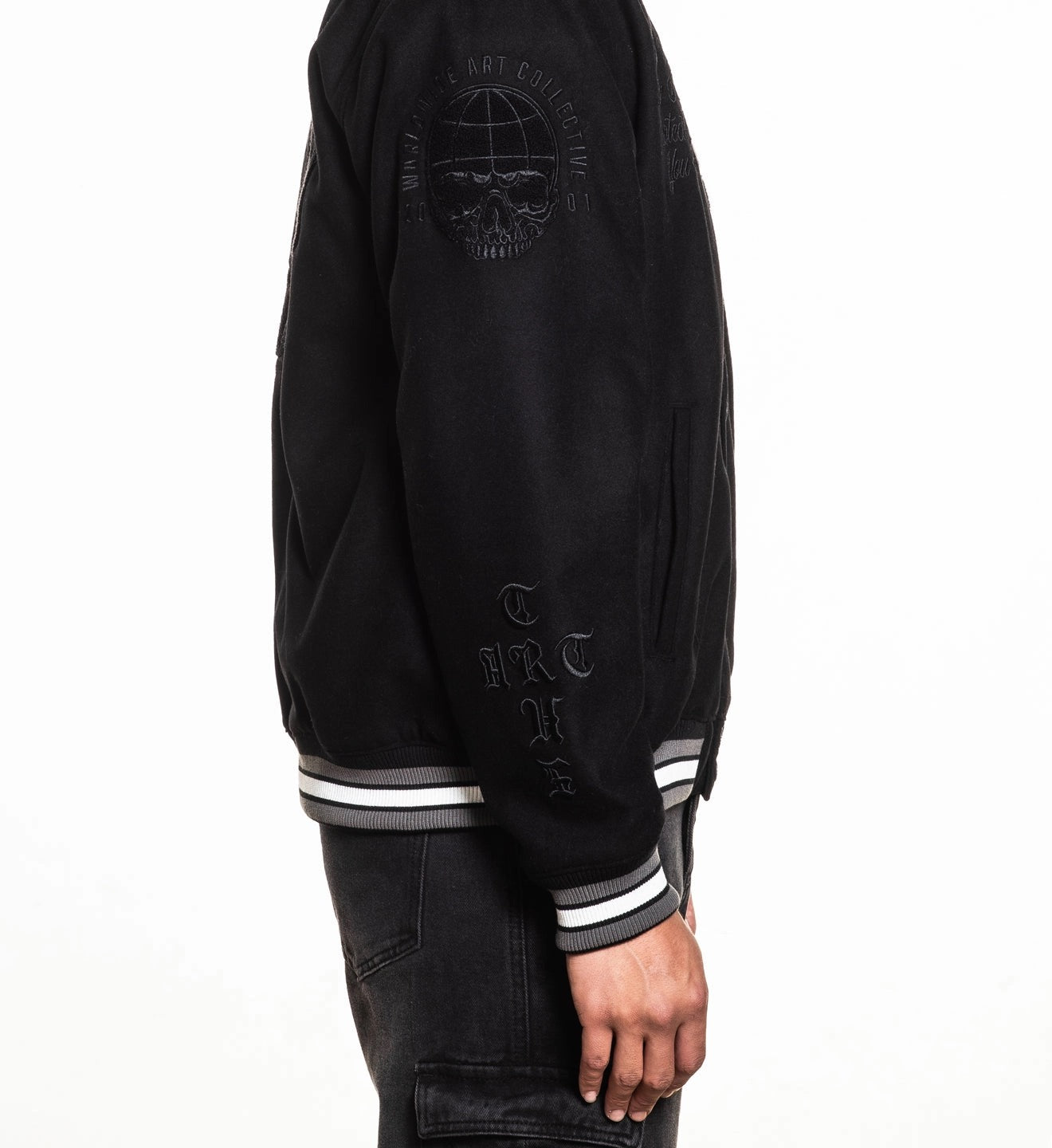 SULLEN CLOTHING ART SCHOLAR VARSITY JACKET