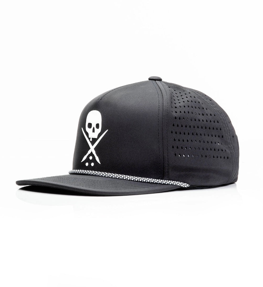 SULLEN CLOTHING VENT BADGE BLACK SNAPBACK CAP