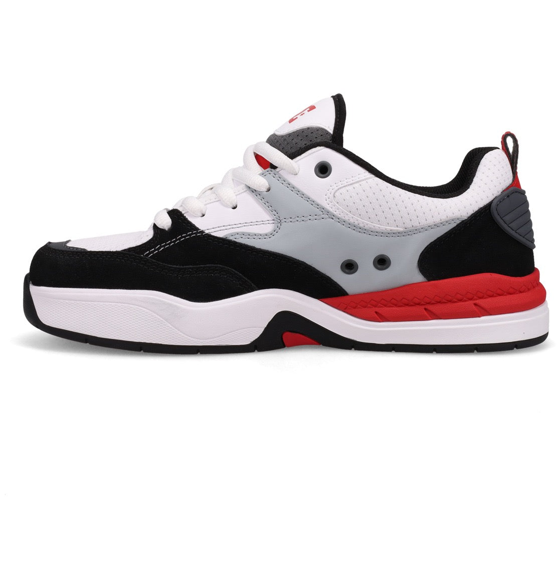 DC SHOES DC ASCEND BLACK GREY RED WHITE TRAINERS