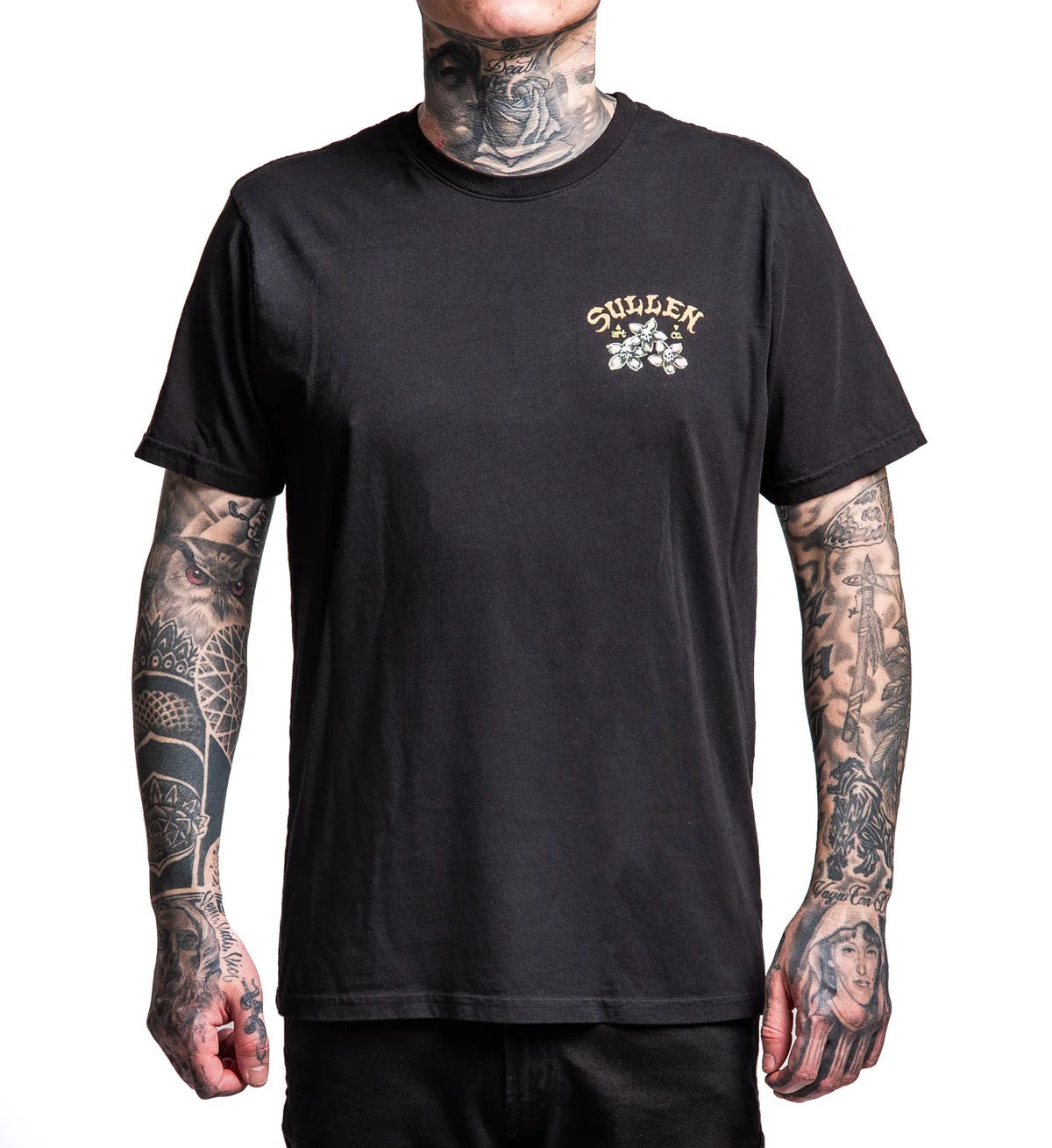 SULLEN CLOTHING HARD GAMBLE BLACK PREMIUM T-SHIRT