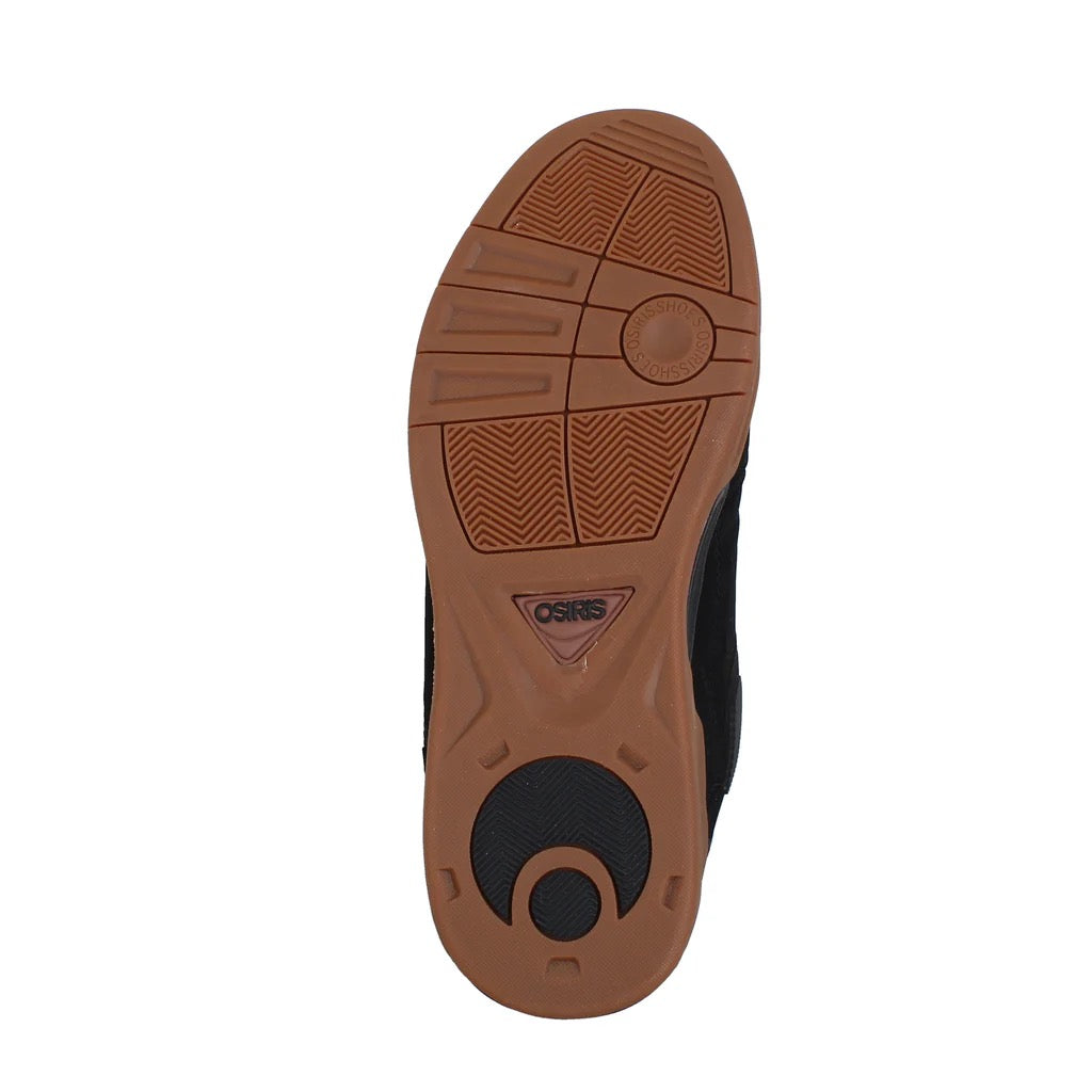 OSIRIS SHOES PERIL BLACK BLACK GUM TRAINERS