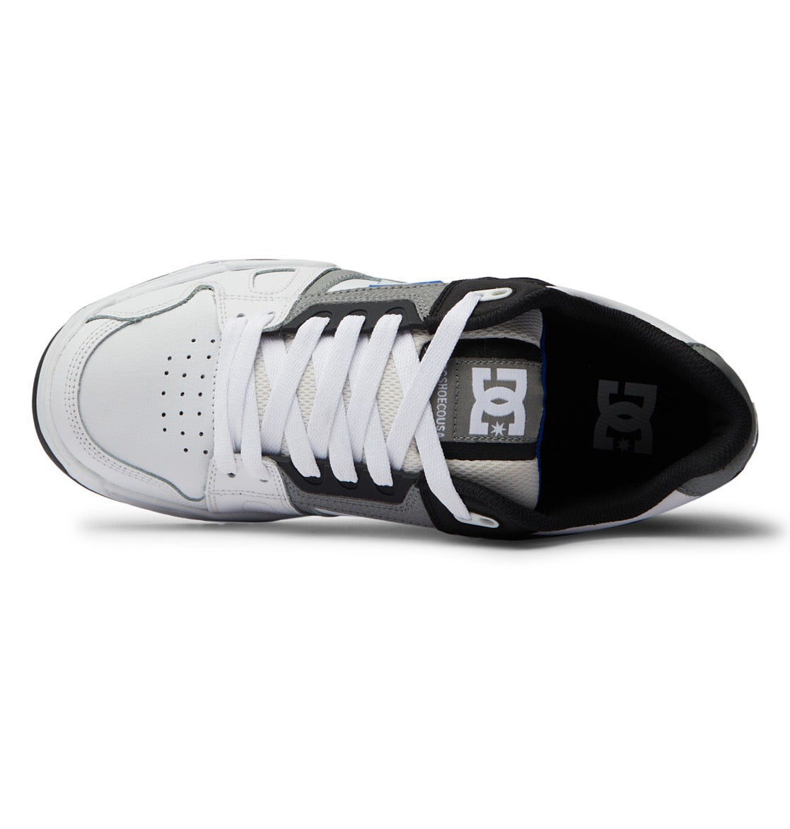 DC SHOES STAG WHITE GREY BLUE TRAINERS