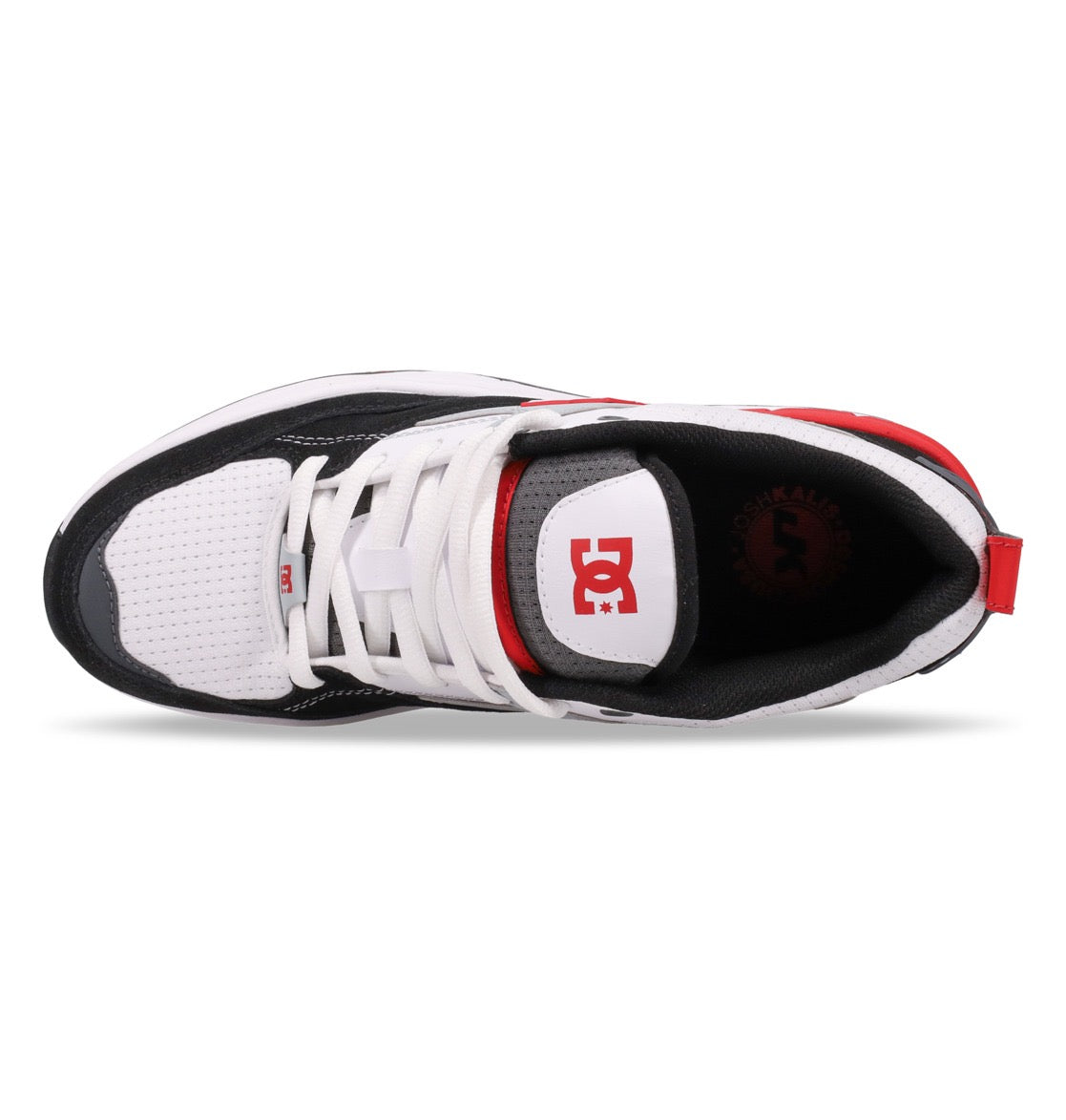 DC SHOES DC ASCEND BLACK GREY RED WHITE TRAINERS