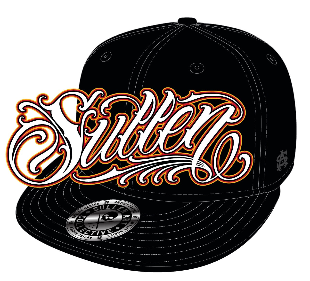 SULLEN CLOTHING FIRE ISLAND SNAPBACK CAP HAT