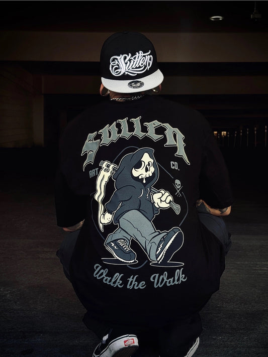 SULLEN CLOTHING WALK THE WALK '1 TON' OVERSIZED HEAVYWEIGHT PREMIUM T-SHIRT