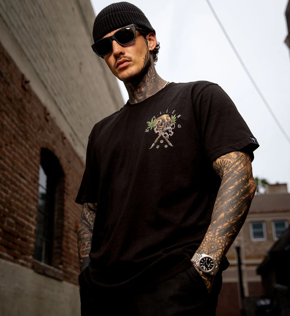 SULLEN CLOTHING FLOWER GOD PREMIUM T-SHIRT