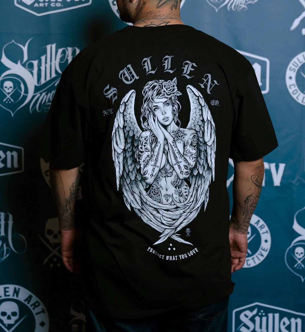 SULLEN CLOTHING DREAM ANGEL BLACK STANDARD T-SHIRT