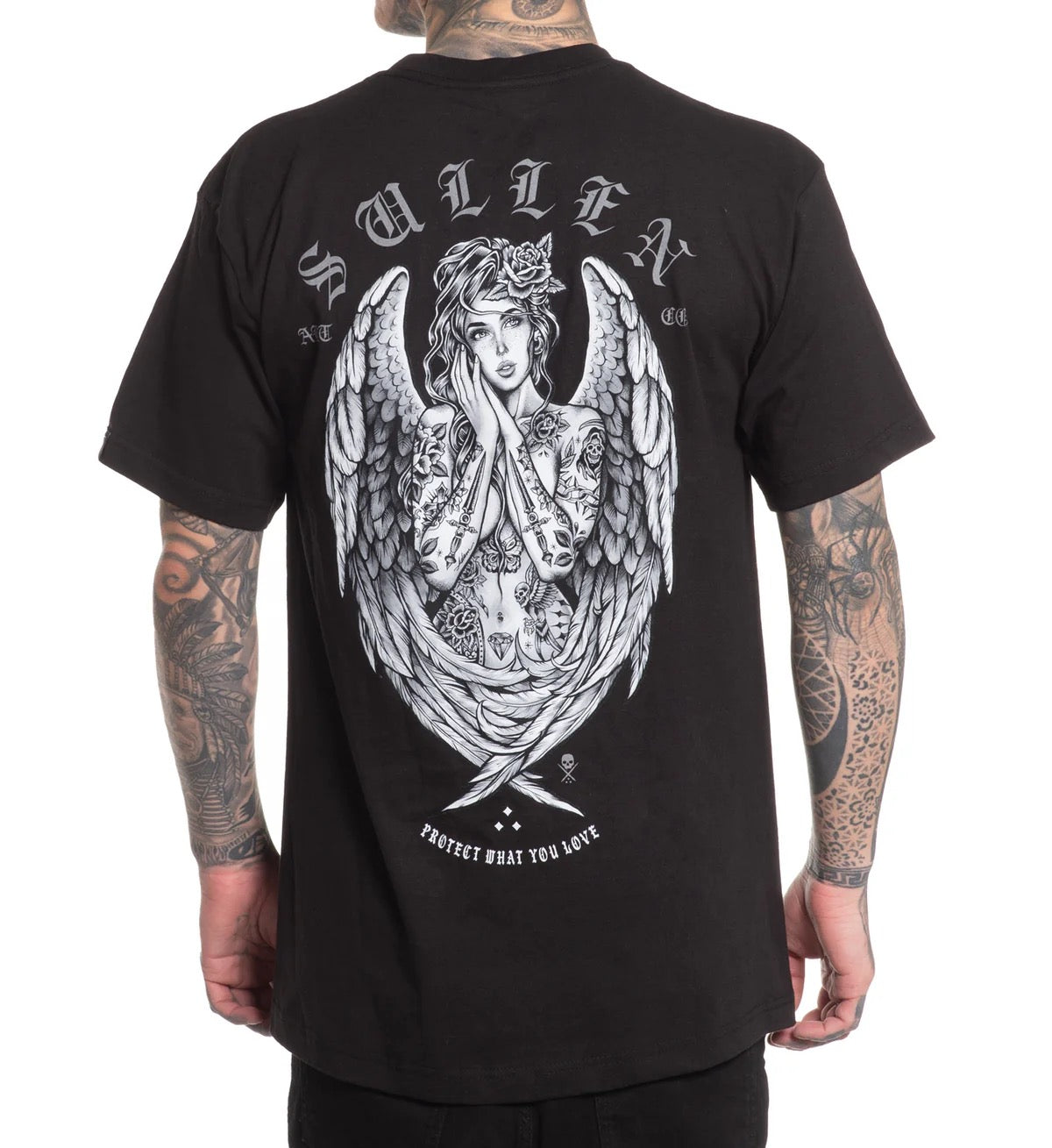 SULLEN CLOTHING DREAM ANGEL BLACK STANDARD T-SHIRT