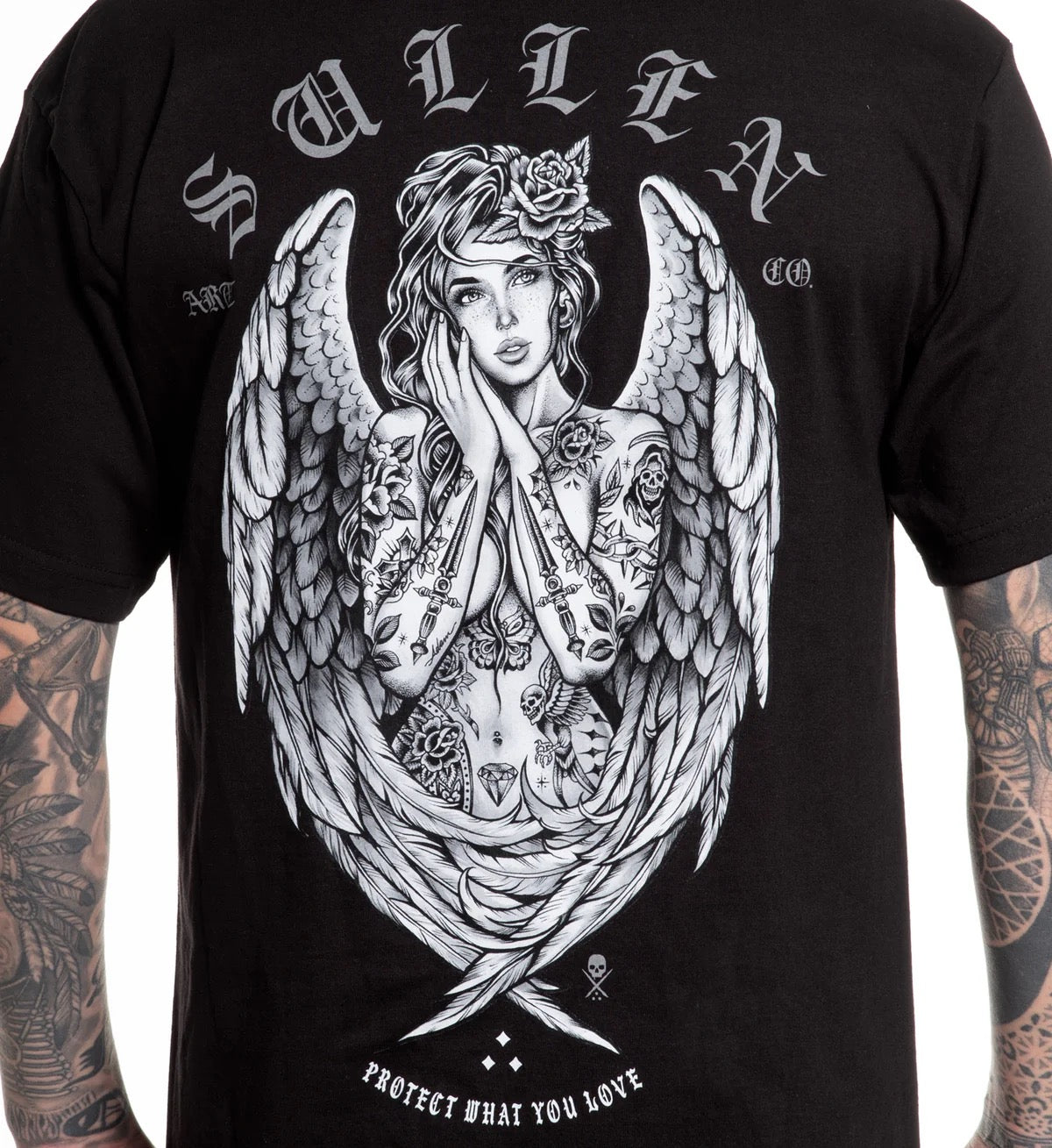 SULLEN CLOTHING DREAM ANGEL BLACK STANDARD T-SHIRT