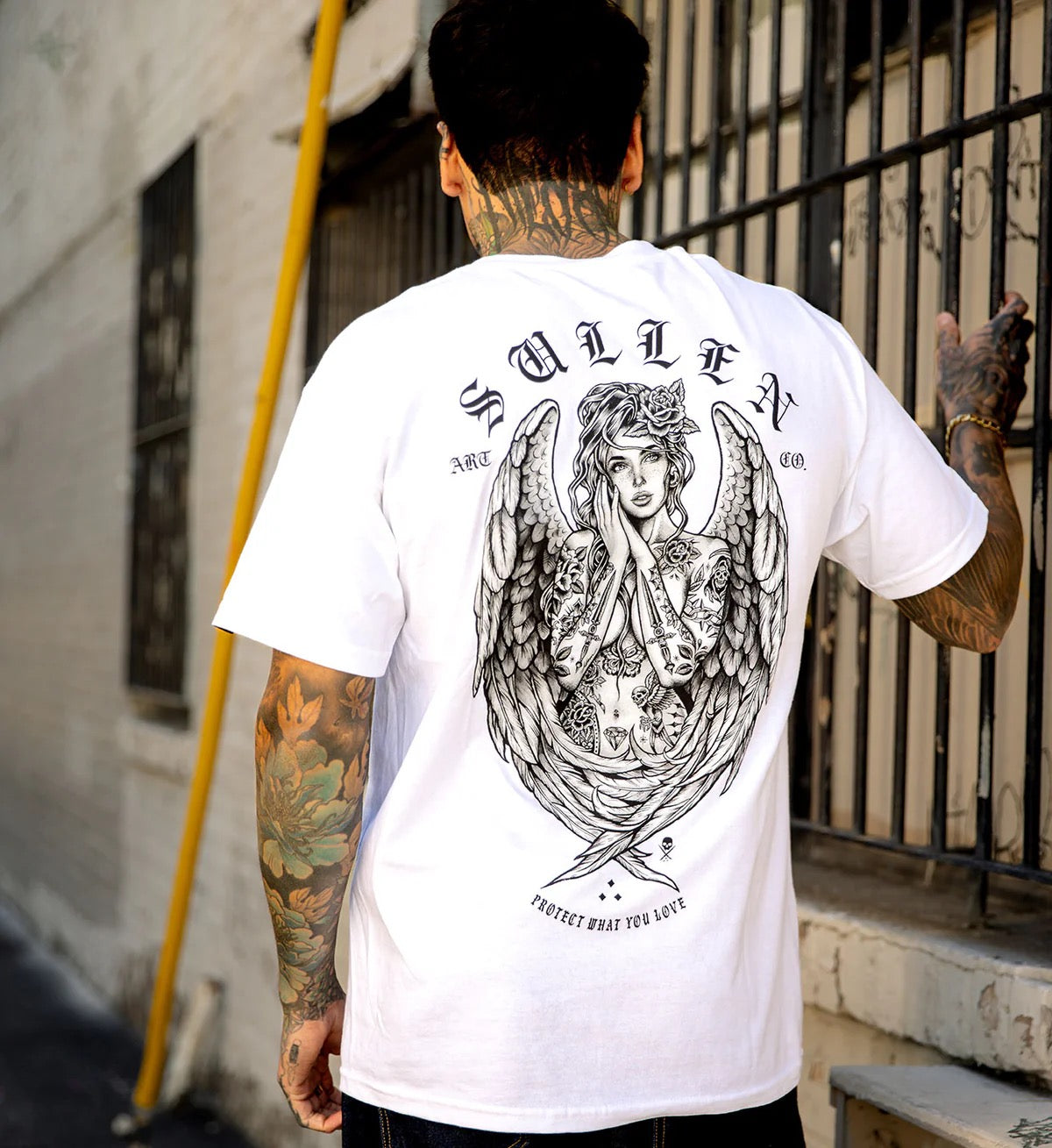 SULLEN CLOTHING DREAM ANGEL WHITE STANDARD T-SHIRT