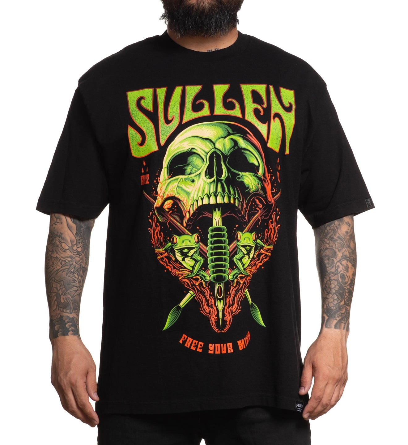 SULLEN CLOTHING FREE MIND 1 TON  T-SHIRT