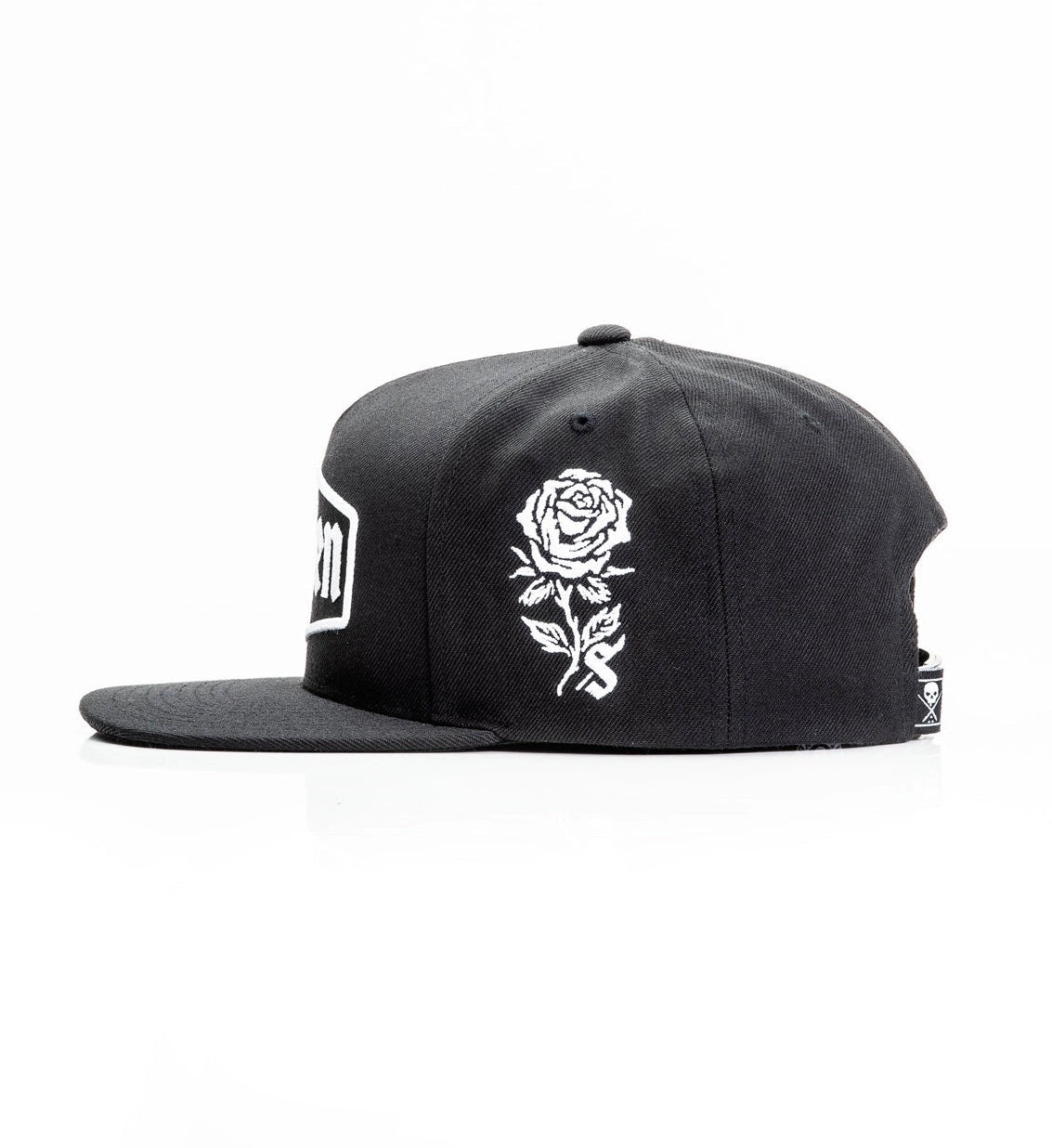 SULLEN CLOTHING LAST RITES BLACK & WHITE SNAPBACK CAP