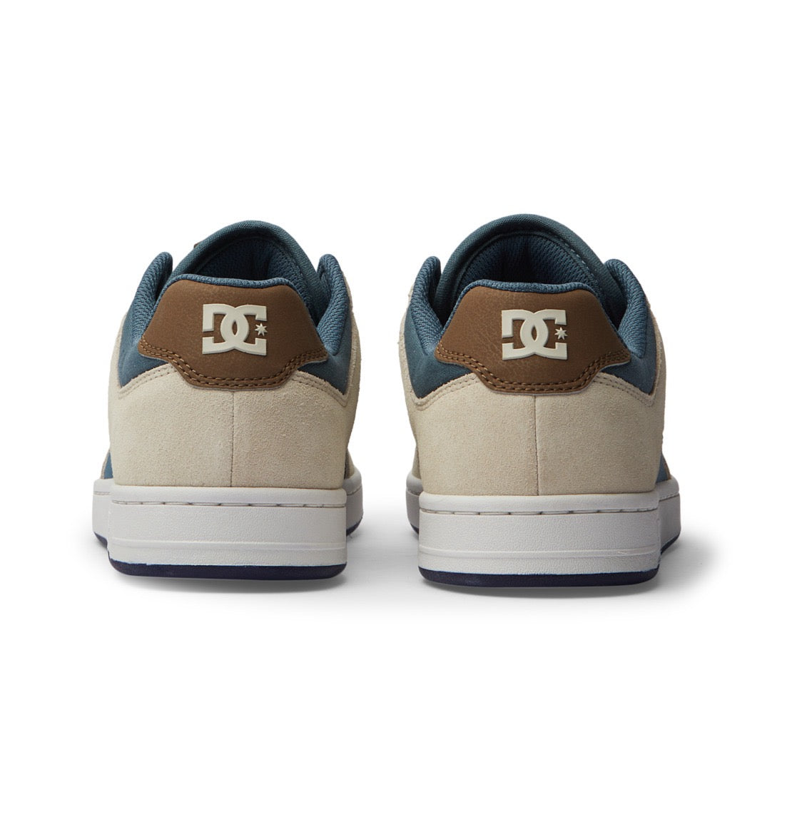 DC SHOES MANTECA 4 GREY BLUE WHITE TRAINERS