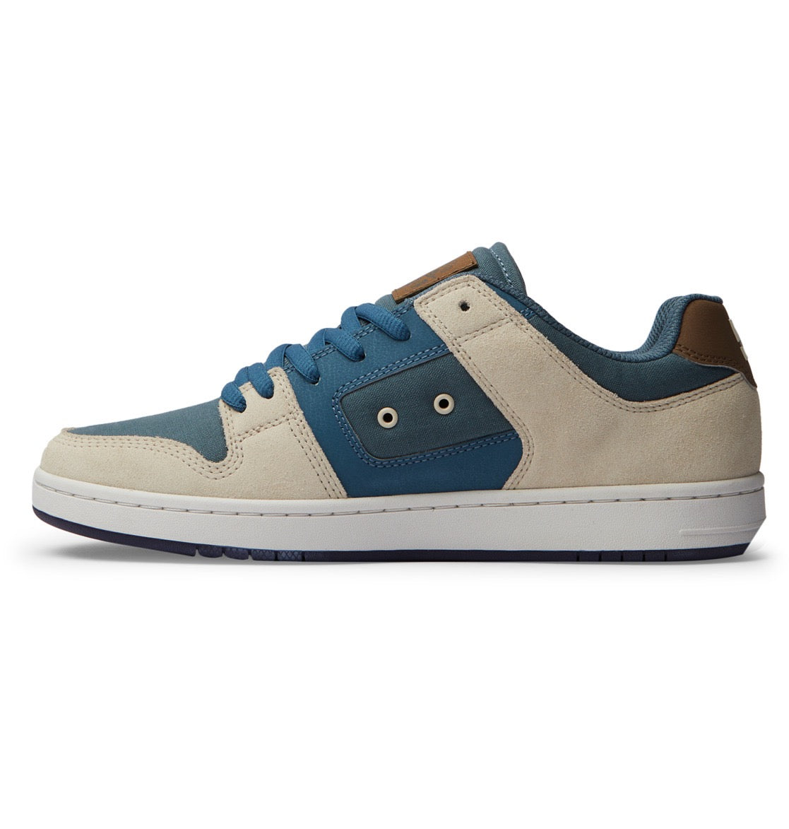 DC SHOES MANTECA 4 GREY BLUE WHITE TRAINERS