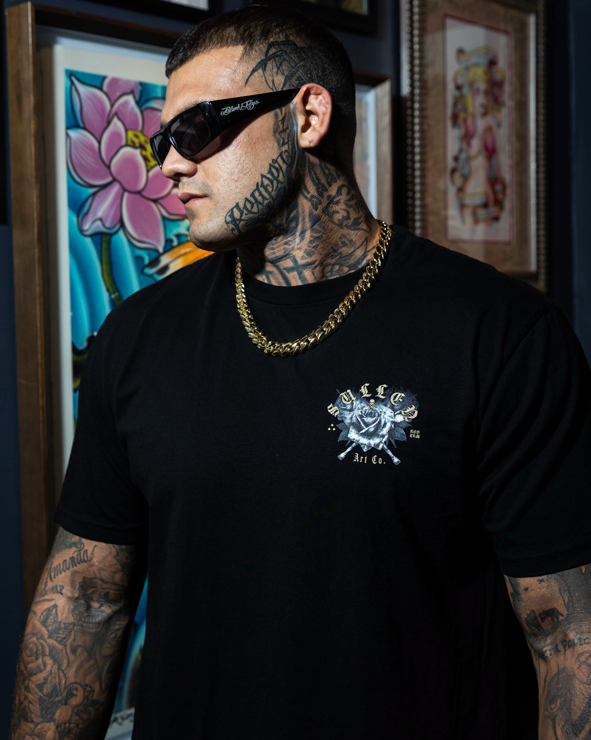 SULLEN CLOTHING LOVE ME LATER JET BLACK PREMIUM T-SHIRT