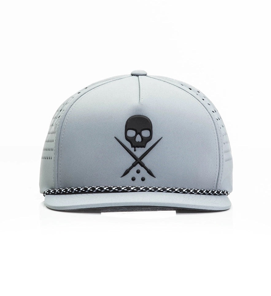 SULLEN CLOTHING VENT BADGE GREY SNAPBACK CAP