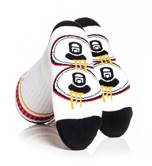 SULLEN CLOTHING DRAFT WHITE & BLACK SOCKS (UK 6-11)