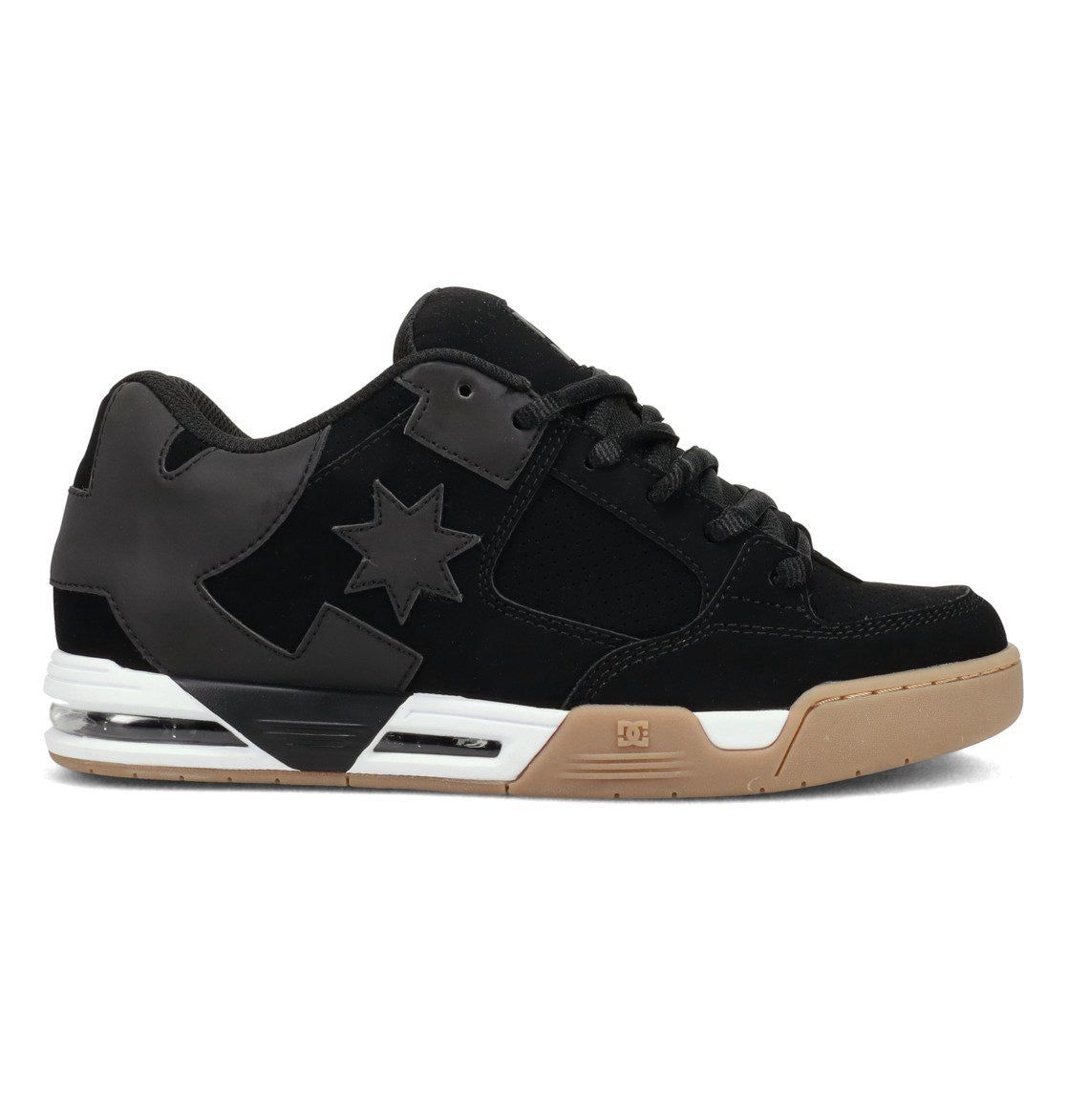 DC SHOES COMMAND BLACK GUM TRAINERS