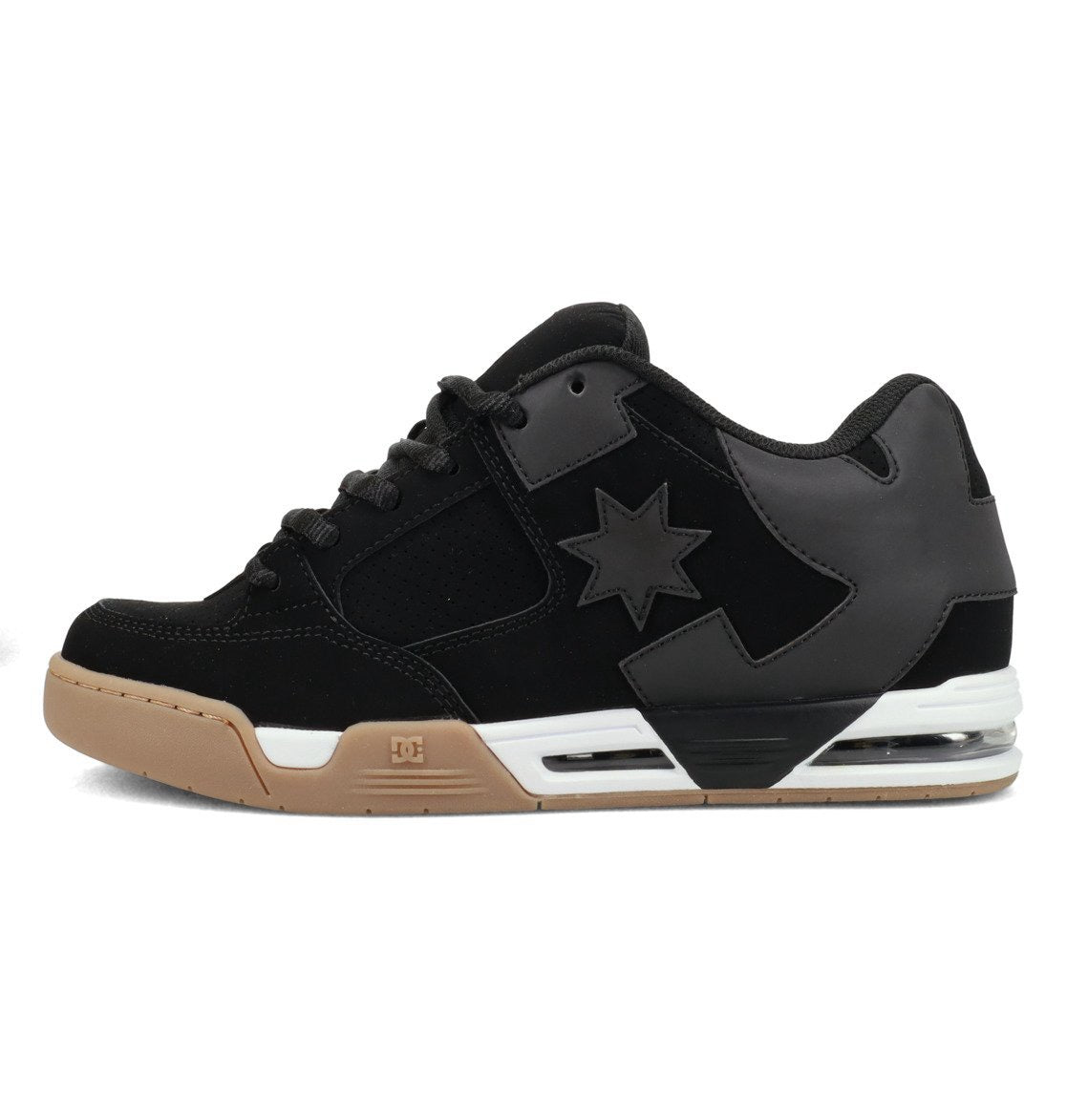 DC SHOES COMMAND BLACK GUM TRAINERS