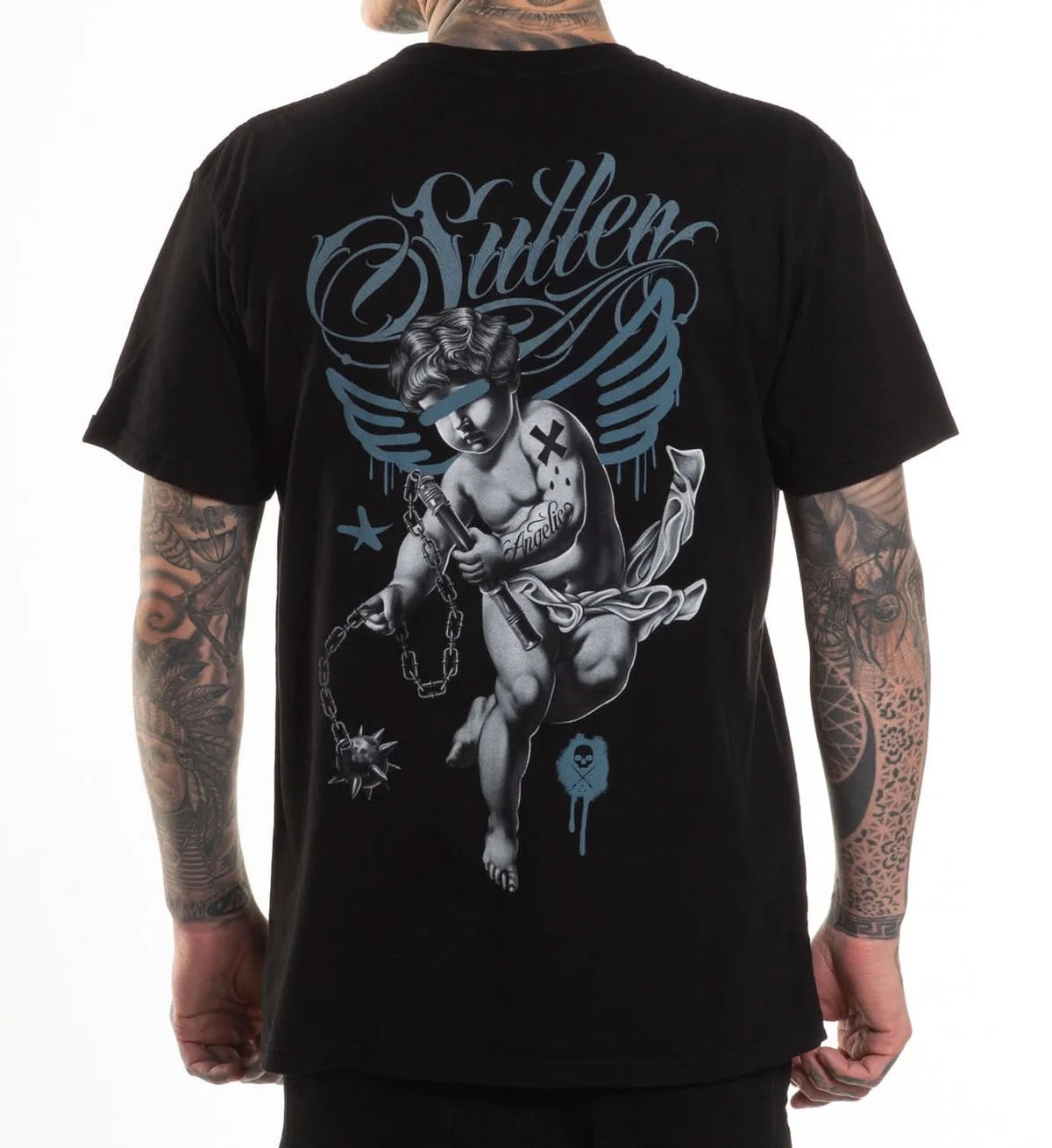 SULLEN CLOTHING ANGELIC BLACK PREMIUM T-SHIRT