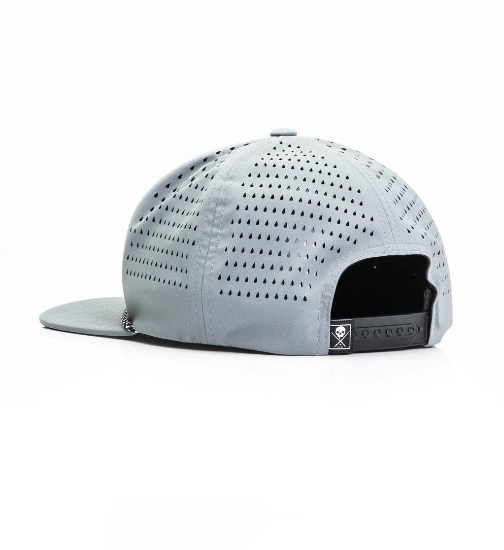 SULLEN CLOTHING VENT BADGE GREY SNAPBACK CAP