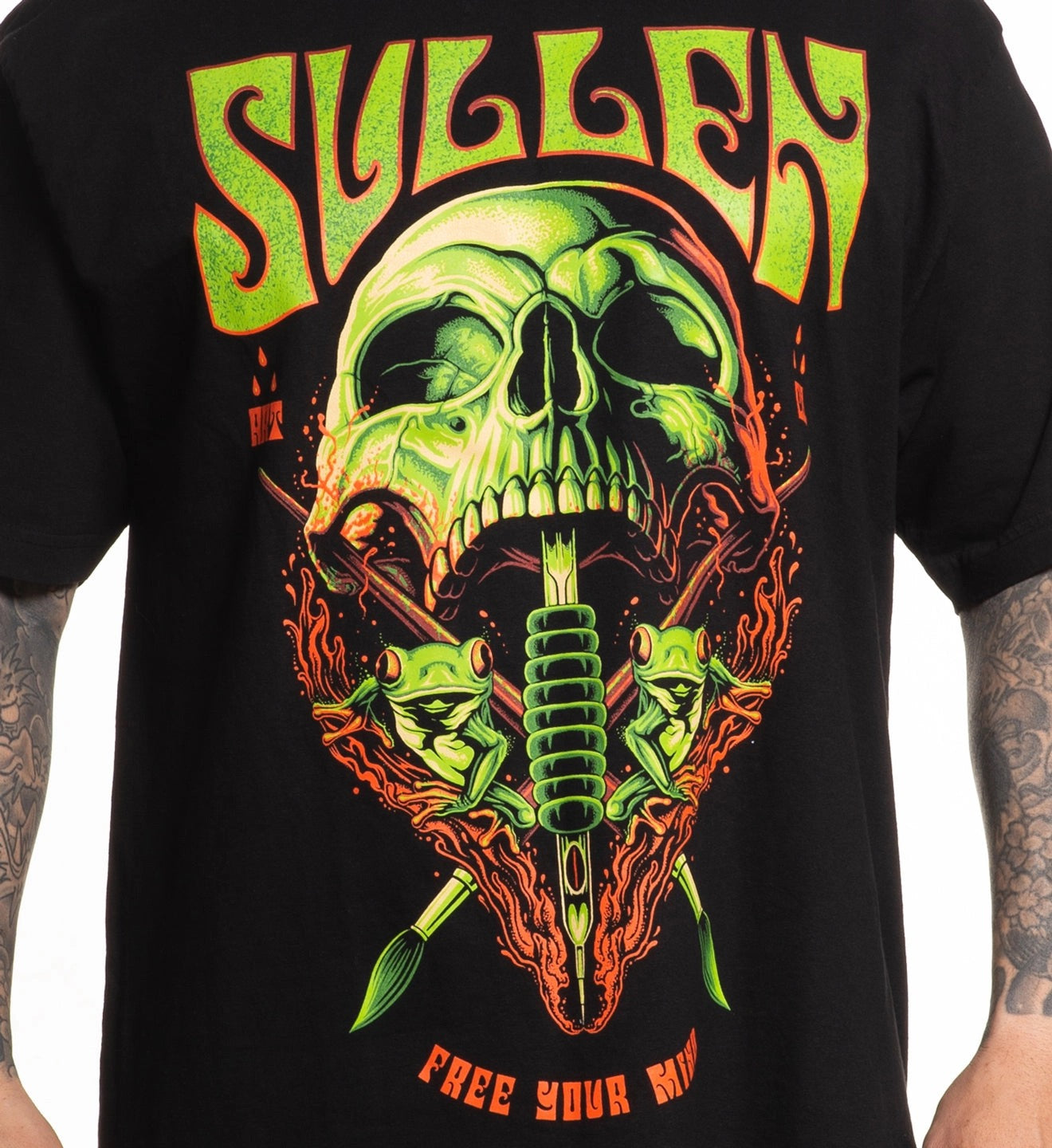 SULLEN CLOTHING FREE MIND 1 TON  T-SHIRT